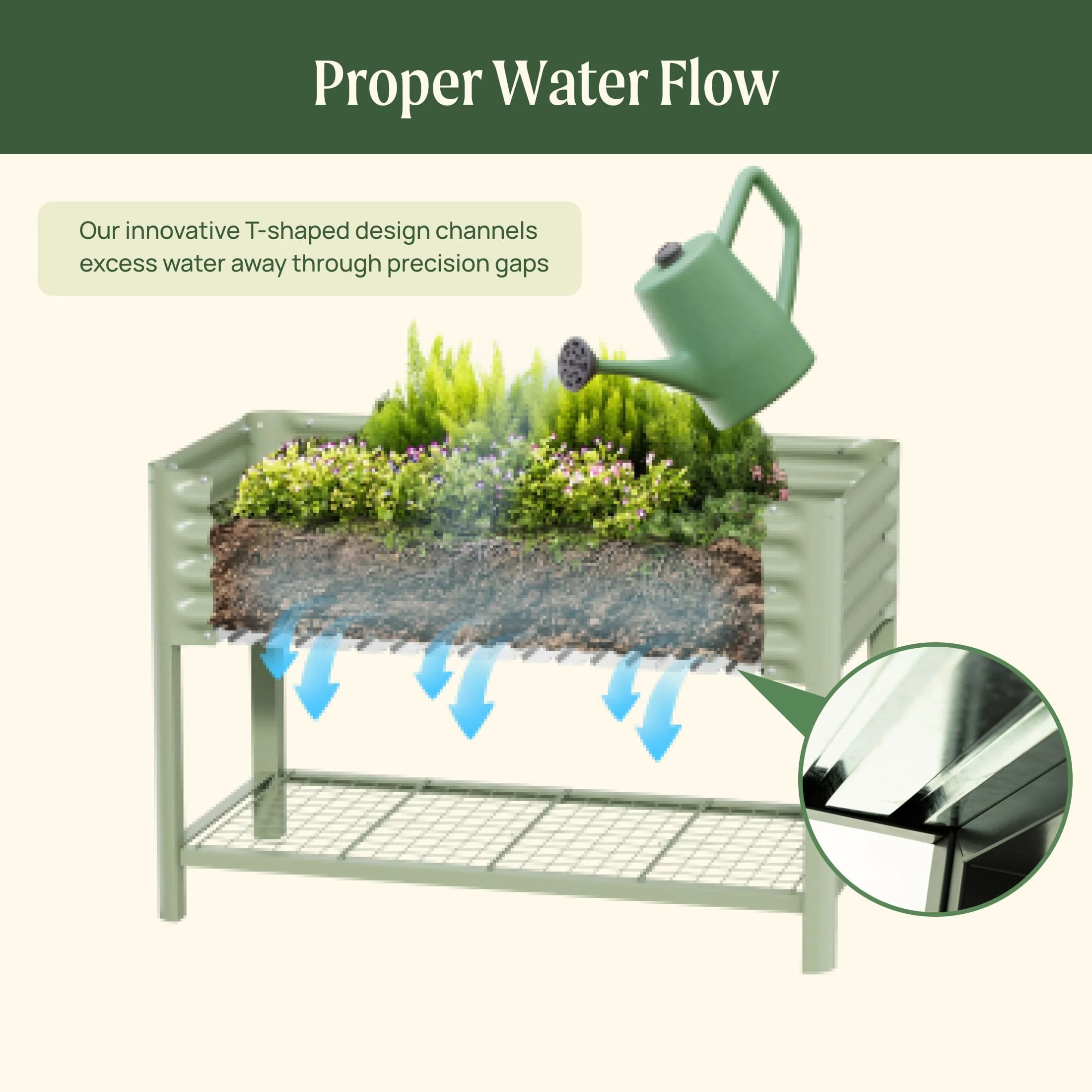 Elevated Garden Bed - 2' x 4' - Image 6